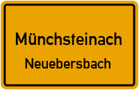 Straßenverzeichnis Münchsteinach Neuebersbach