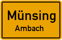 Straßenverzeichnis Münsing Ambach