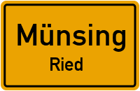 Straßenverzeichnis Münsing Ried