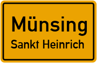 Schechener Straße in MünsingSankt Heinrich