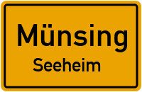 Straßenverzeichnis Münsing Seeheim