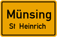 Straßenverzeichnis Münsing St. Heinrich