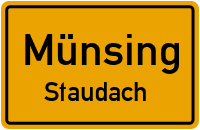 Straßenverzeichnis Münsing Staudach