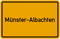Ortsschild Münster-Albachten