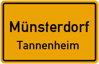 Dägelinger Weg in MünsterdorfTannenheim