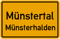 Alte Straße in MünstertalMünsterhalden