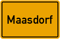 Dorfstraße in Maasdorf