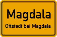 Mellinger Straße in MagdalaOttstedt bei Magdala