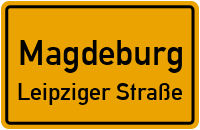 Schäfferstraße in MagdeburgLeipziger Straße