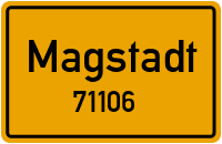 Straßen in 71106 Magstadt