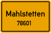 78601 Mahlstetten