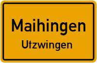Schloßstraße in MaihingenUtzwingen