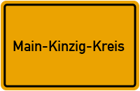 Ortsschild Main-Kinzig-Kreis