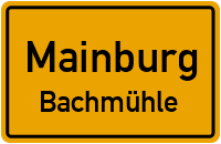 Straßenverzeichnis Mainburg Bachmühle