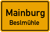 Straßenverzeichnis Mainburg Beslmühle