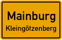 Straßenverzeichnis Mainburg Kleingötzenberg