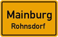 Straßenverzeichnis Mainburg Rohnsdorf