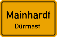 Straßenverzeichnis Mainhardt Dürrnast