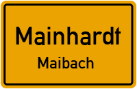 Straßenverzeichnis Mainhardt Maibach