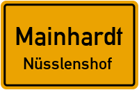 August-Lechler-Straße in MainhardtNüsslenshof