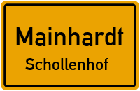 Straßenverzeichnis Mainhardt Schollenhof