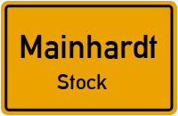 Straßenverzeichnis Mainhardt Stock