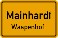 Straßenverzeichnis Mainhardt Waspenhof