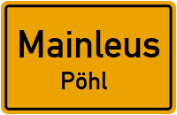 Straßenverzeichnis Mainleus Pöhl