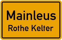 Straßenverzeichnis Mainleus Rothe Kelter