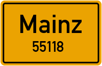 Straßen in 55118 Mainz