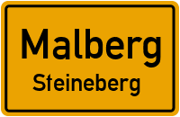 Gepflasterter Fußweg in MalbergSteineberg