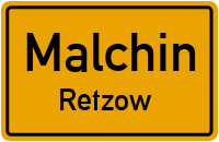 Waldweg in MalchinRetzow