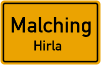 Straßen in Malching Hirla