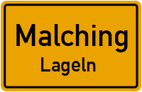 Straßen in Malching Lageln