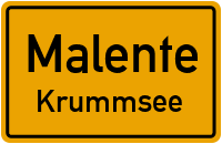 Rövkampallee in MalenteKrummsee