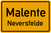 Stettiner Straße in MalenteNeversfelde
