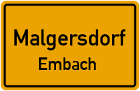 Straßenverzeichnis Malgersdorf Embach
