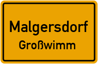 Straßen in Malgersdorf Großwimm