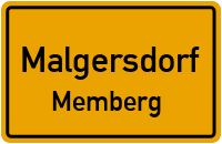 Straßen in Malgersdorf Memberg