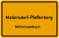 Mitterhaselbach in Mallersdorf-PfaffenbergMitterhaselbach