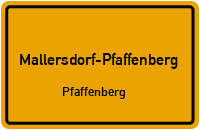 Straßenverzeichnis Mallersdorf-Pfaffenberg Pfaffenberg