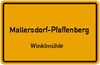 Winklmühle in 84066 Mallersdorf-Pfaffenberg (Winklmühle)