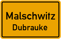 Schafbergstraße in MalschwitzDubrauke
