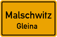 Guttauer Straße in MalschwitzGleina