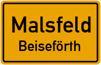 Straßenverzeichnis Malsfeld Beiseförth