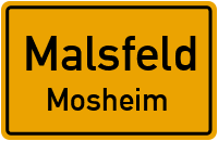 Straßenverzeichnis Malsfeld Mosheim