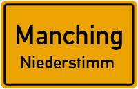 Weißkopfstraße in ManchingNiederstimm