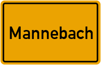 Waldstraße in Mannebach