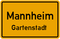 Straßenverzeichnis Mannheim Gartenstadt