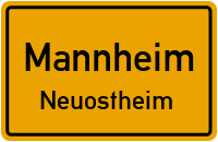 Straßenverzeichnis Mannheim Neuostheim